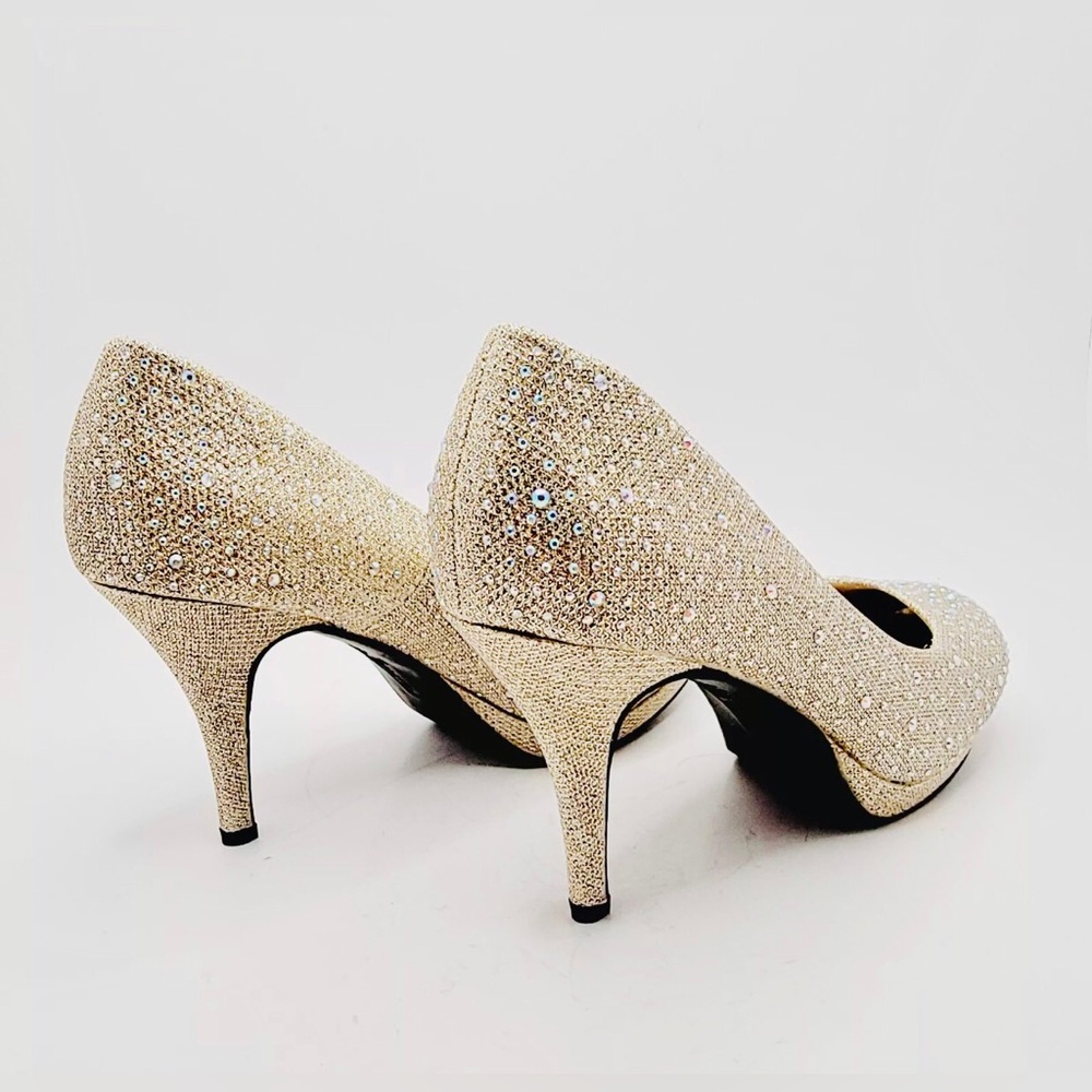 Glittery Rhinestone Heels - Picture 3 of 9